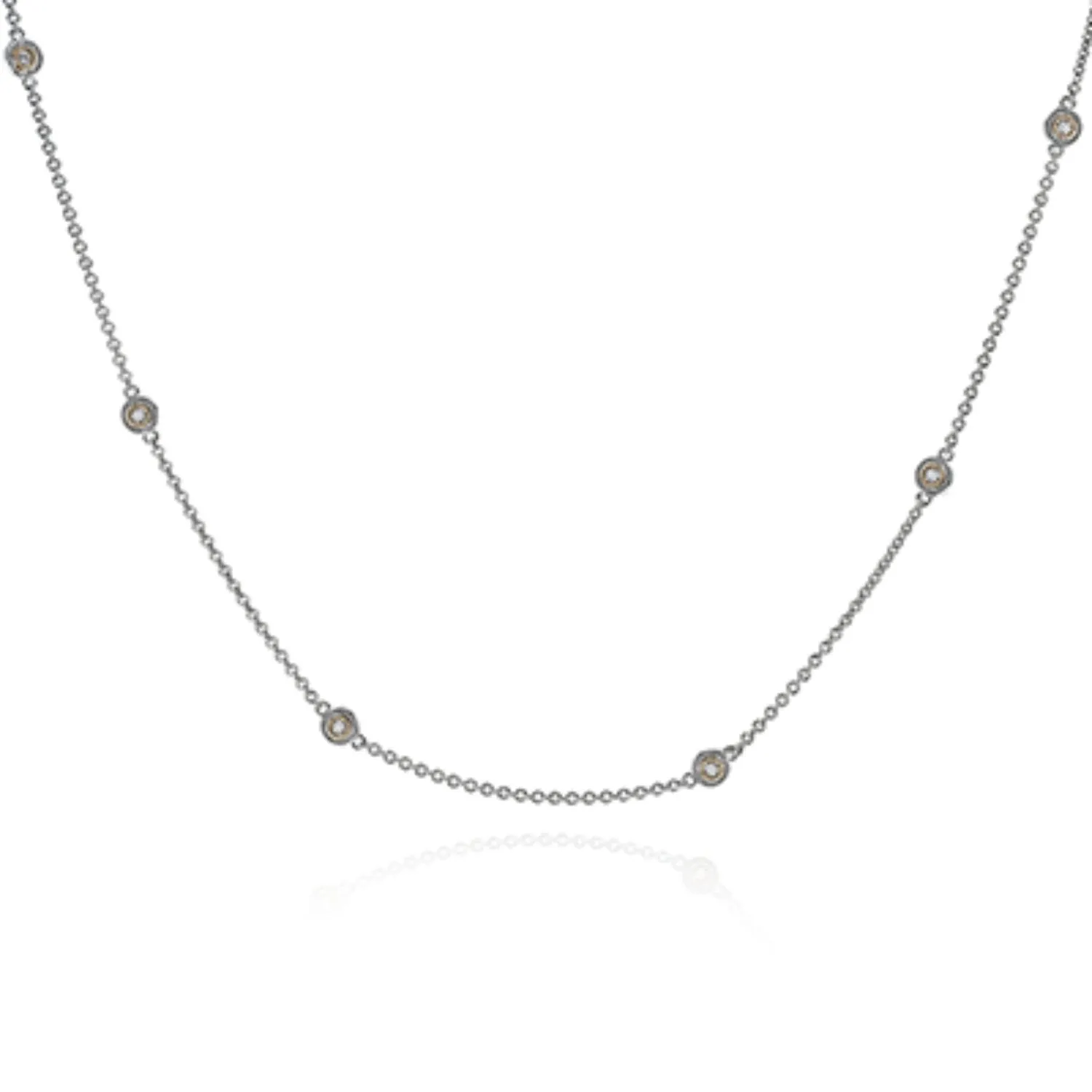 Simon G. Diamond By The Yard Necklace