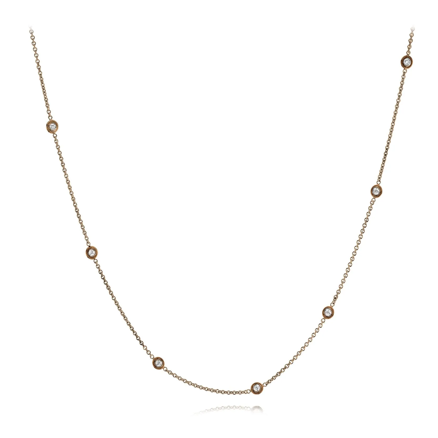 Simon G. Diamond By The Yard Necklace