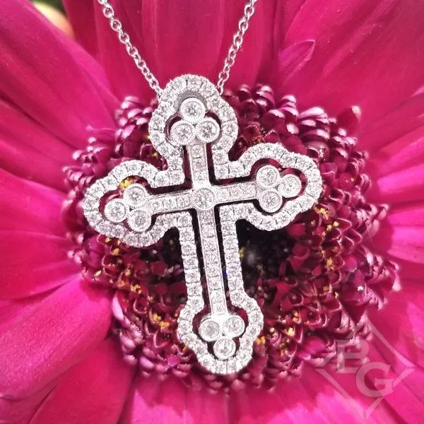 Simon G. Heavenly Faith Diamond Cross