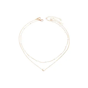 Simple Pearl Choker Necklaces