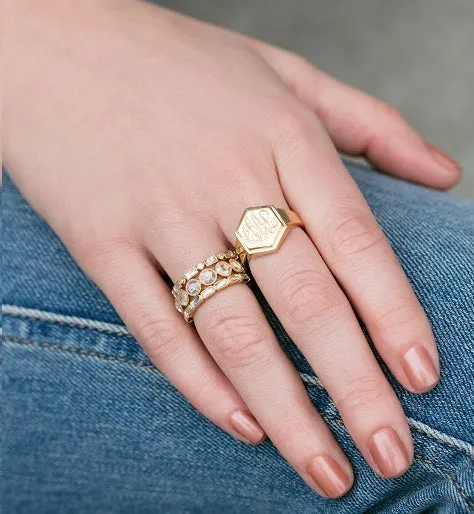 Single Stone French Cut Eternity Band