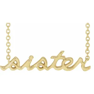 Sister 18" Necklace or Center 88060