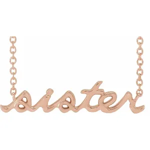 Sister 18" Necklace or Center 88060