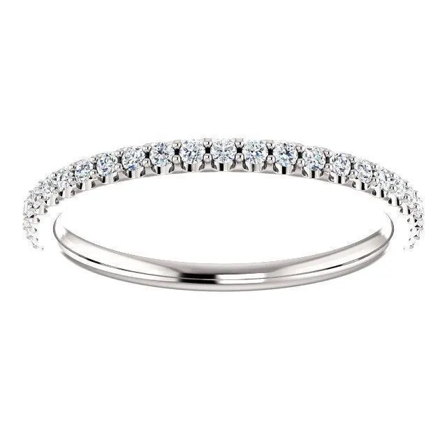 Skinny Oval Crushed Ice Moissanite 4 Prongs Diamond Accent Ice Cathedral Solitaire Ring
