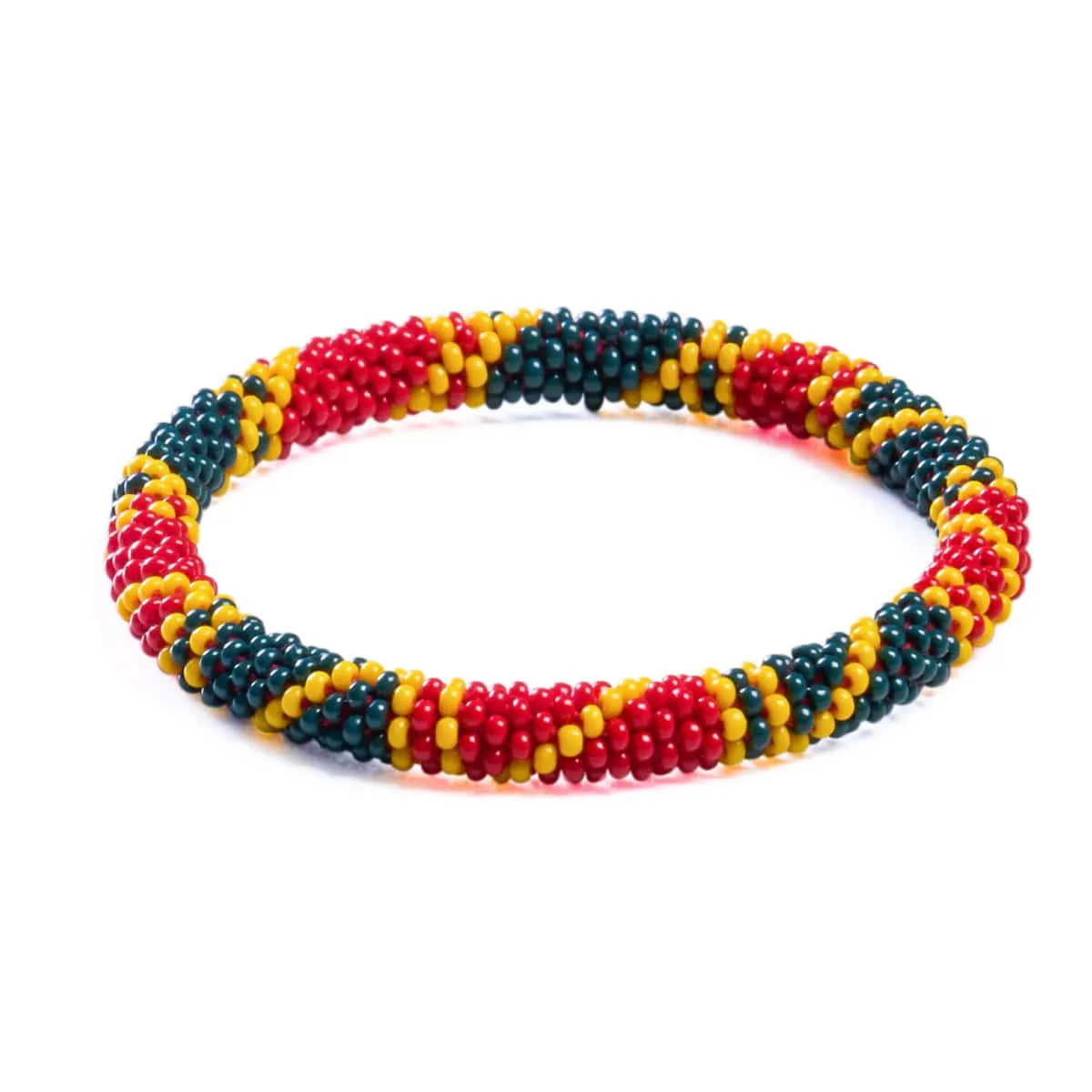 Sleigh Bells | Himalayan Glass Bead Bracelet