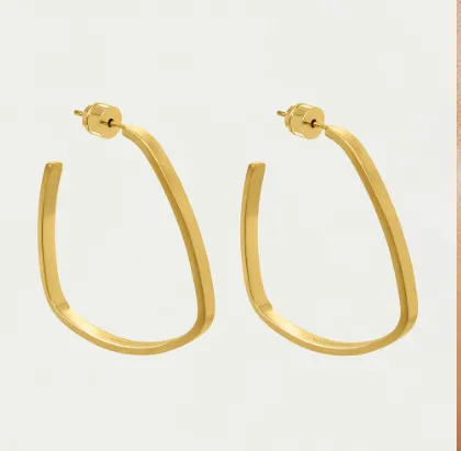 Small Square Hoops 409
