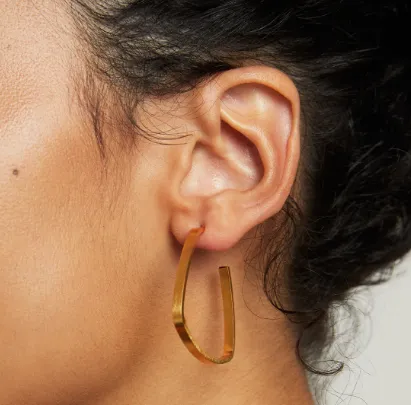 Small Square Hoops 409