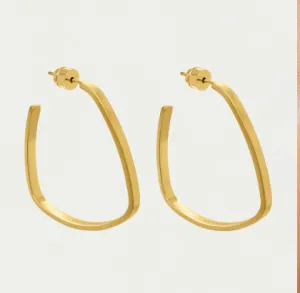 Small Square Hoops 409
