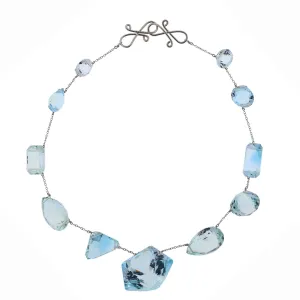 SNOW xi topaz necklace