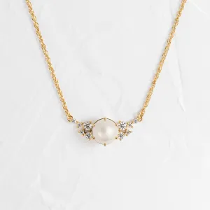 Snowdrift Necklace, Akoya Pearl