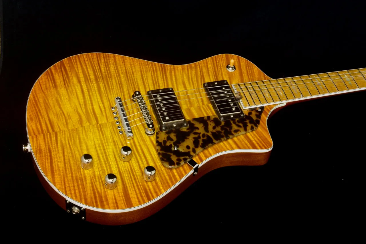 SOLD 2020 Asher Electro Sonic I Flame Maple Top 35th Anniversary Model #12 /35 Limited Edition $6200.00