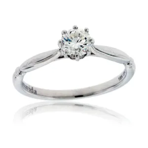 Solitaire Diamond Engagement Ring