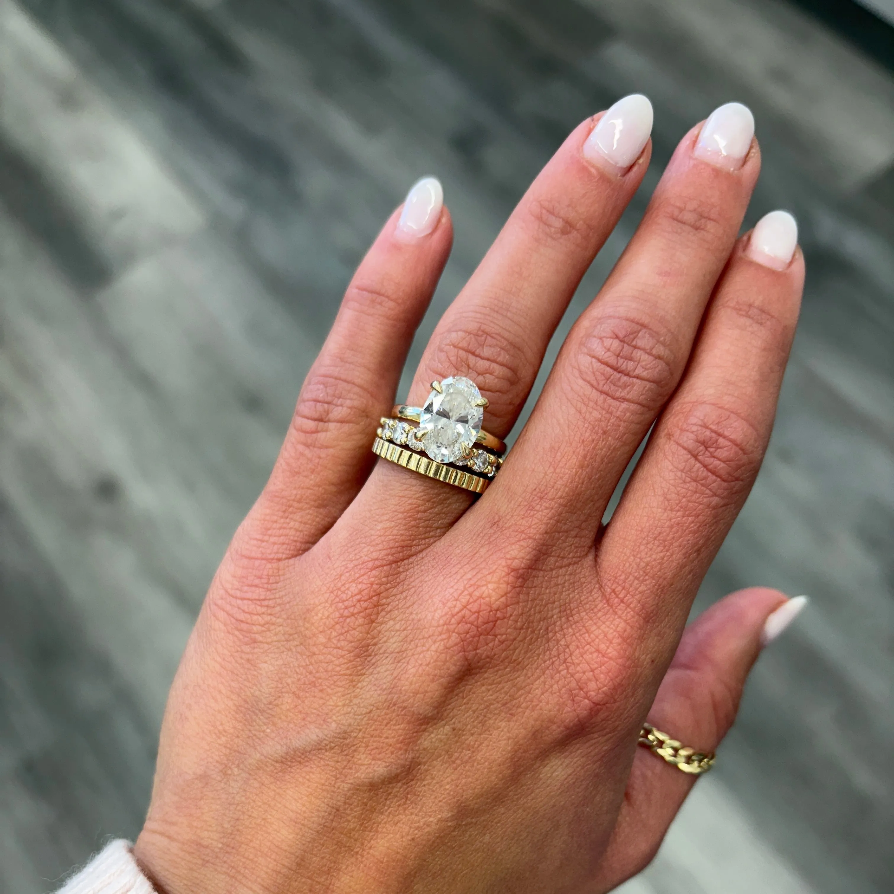 Solitaire Engagement Ring stack
