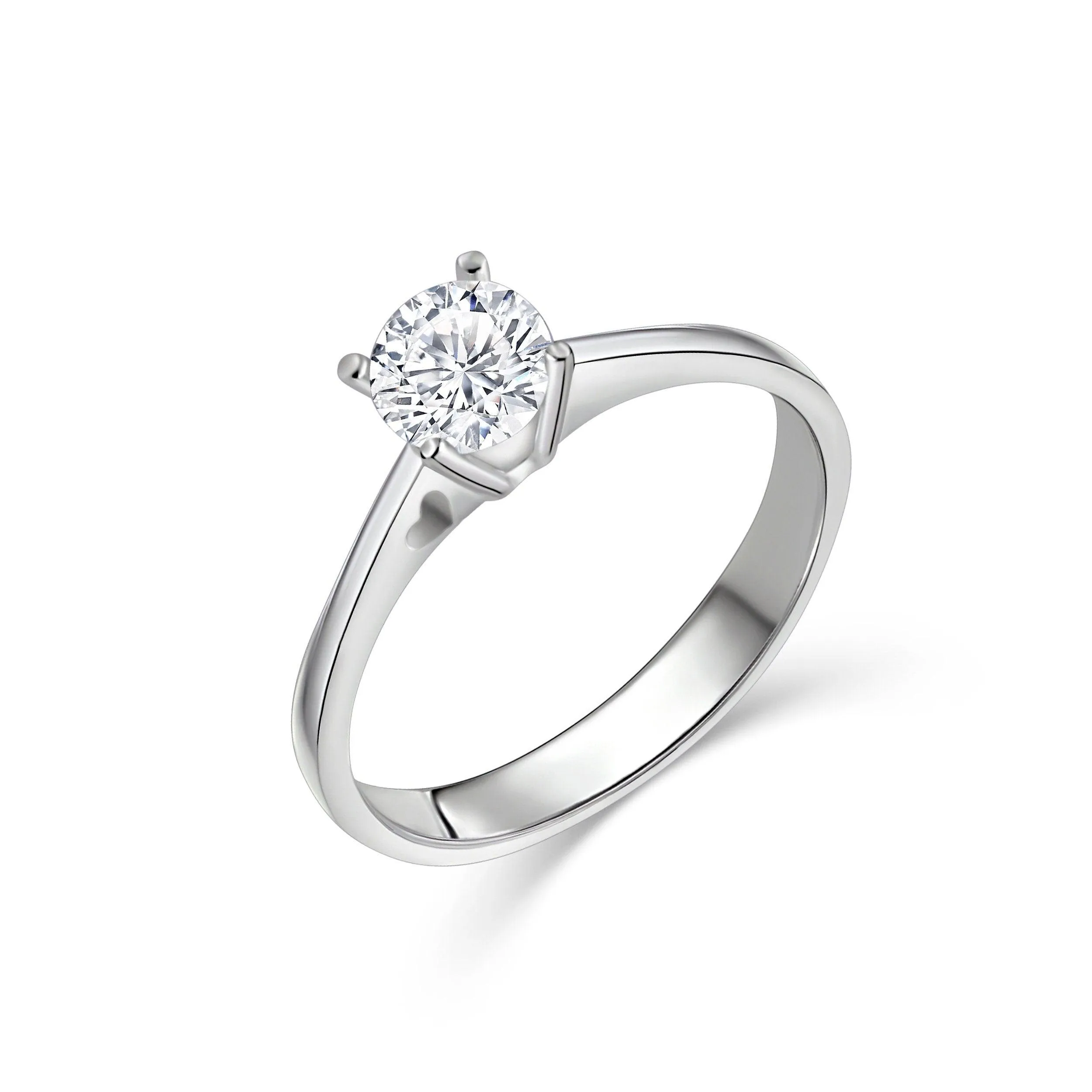 Solitaire Promise Ring - 18K Gold Vermeil