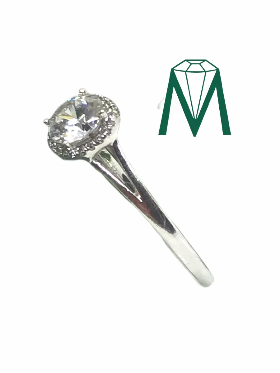 Solitaire Zirconia Ring