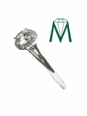 Solitaire Zirconia Ring