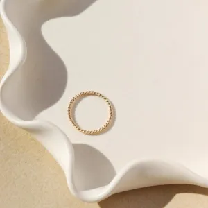 Spiral Ring in 14k Gold Fill or Sterling Silver 