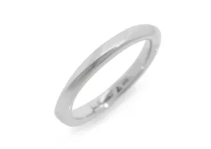 Square Möbius Twist Ring, Sterling Silver