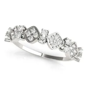 Stackables 1/2 Eternity Tri-Tone Gold Spades 3-Band Set Selectables