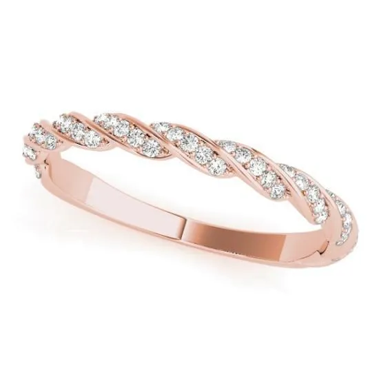 Stackables 3/4 Eternity Tri-Tone Gold Diamond Accent Rope 3-Band Set Selectables