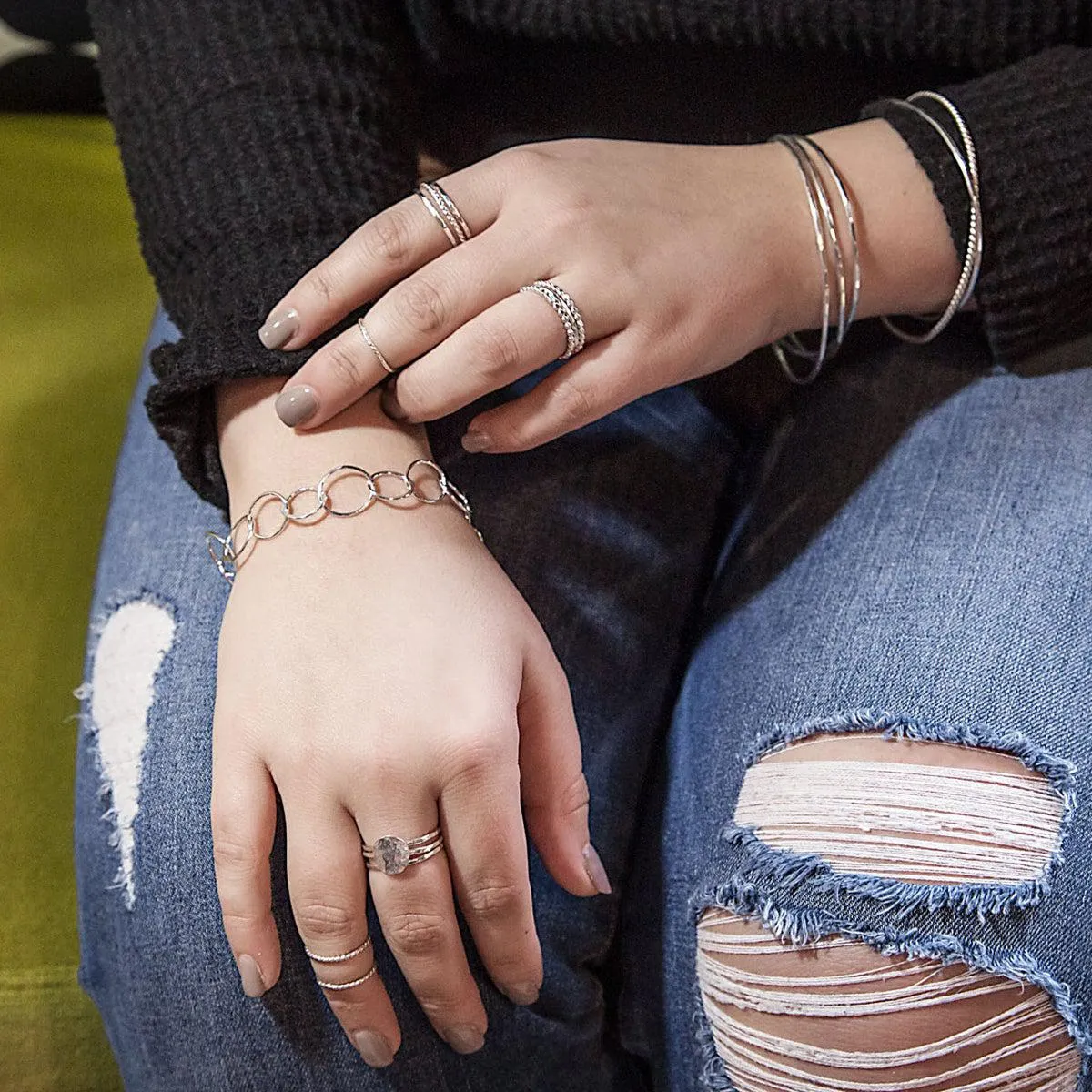 Stacking Rings - Sterling Silver