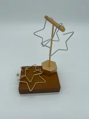 Star Hoop Earrings