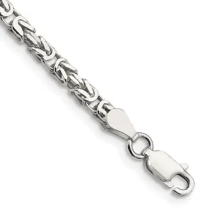 Sterling Silver 2.5mm Byzantine Chain