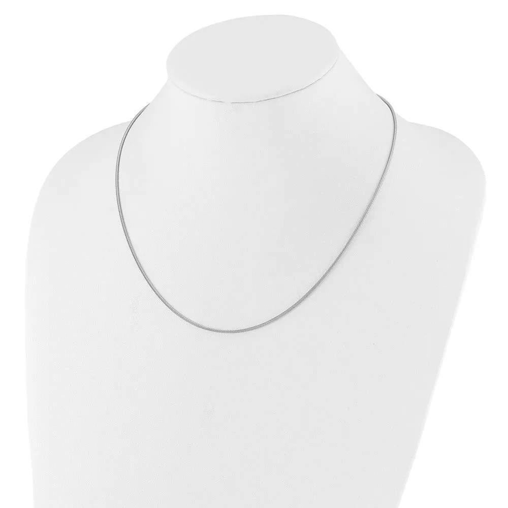 Sterling Silver Adjustable 1.4mm Snake Chain