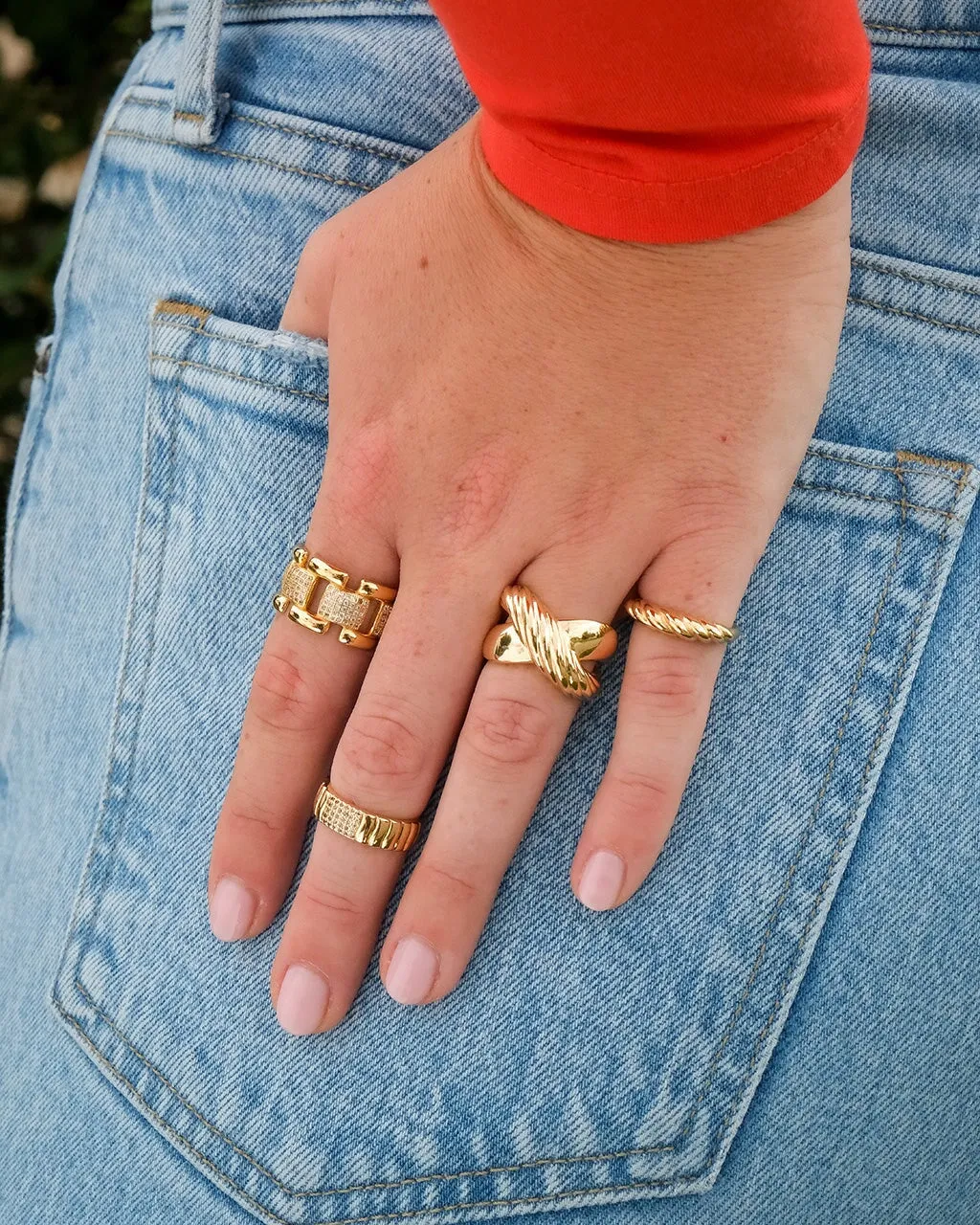 Sterling Silver Graham Twist Band Ring