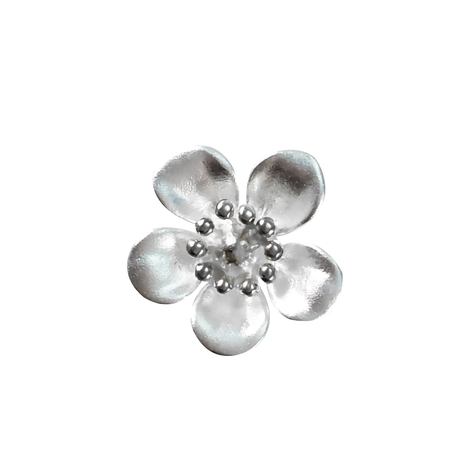 Sterling Silver Pendant - Manuka Flower