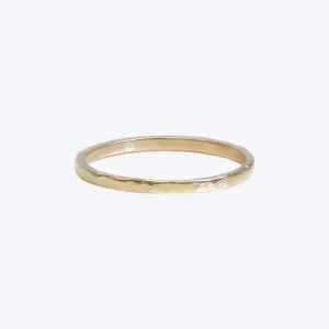 Strata Hammered Band Ring