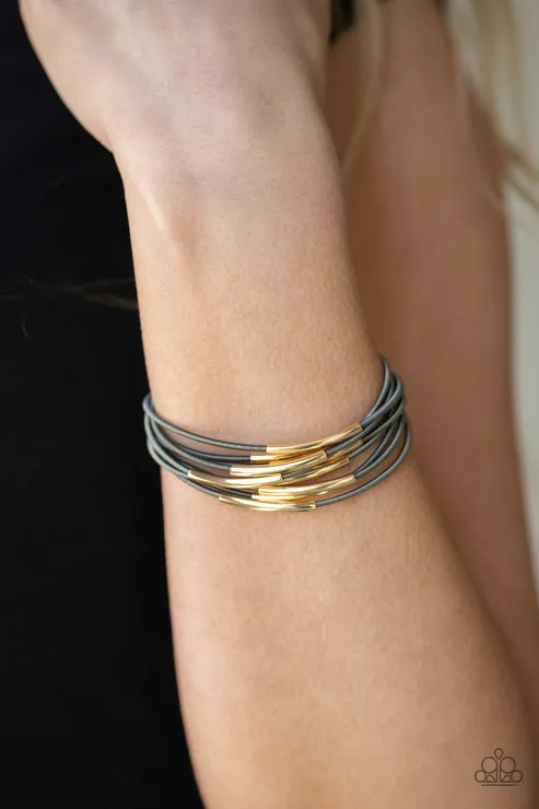 Stretch Your Boundaries  Black Bracelet Paparazzi