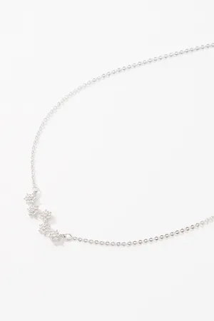 Studded Pendant Necklace with Lobster Clasp