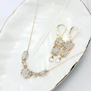 Stunning Raw Platinum Diamonds in Gold Jewelry