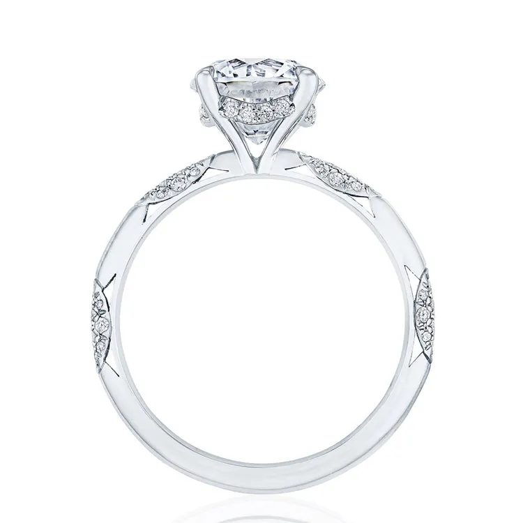 Tacori 18K White Gold Round Solitaire Engagement Ring HT2582RD65
