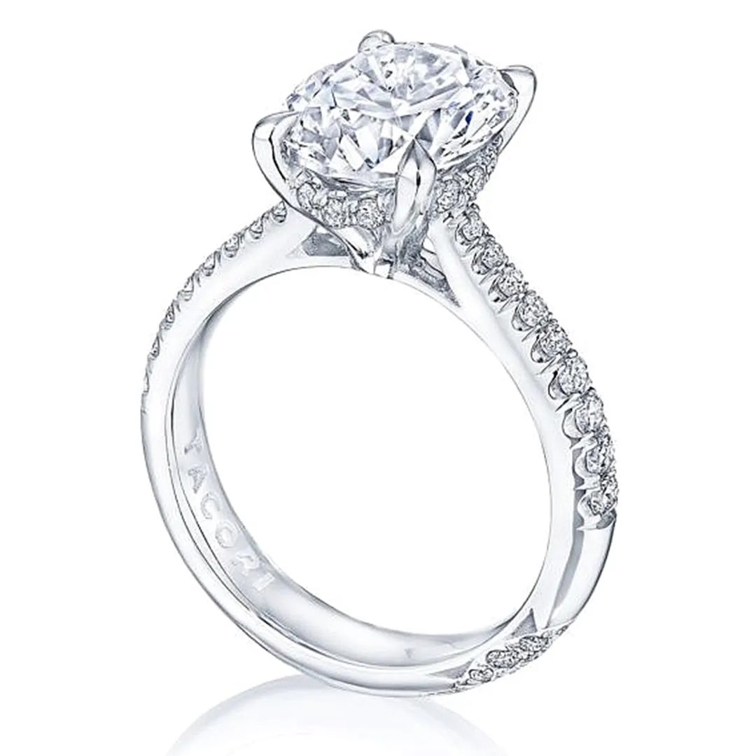 Tacori Pave Diamond Engagement Ring