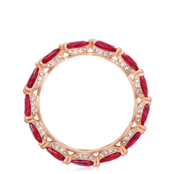 Tacori Royal-T Ruby Diamond Eternity Band