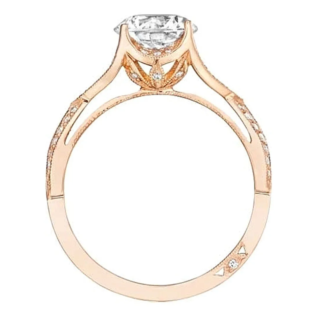 Tacori Twist Pave Diamond Engagement Ring