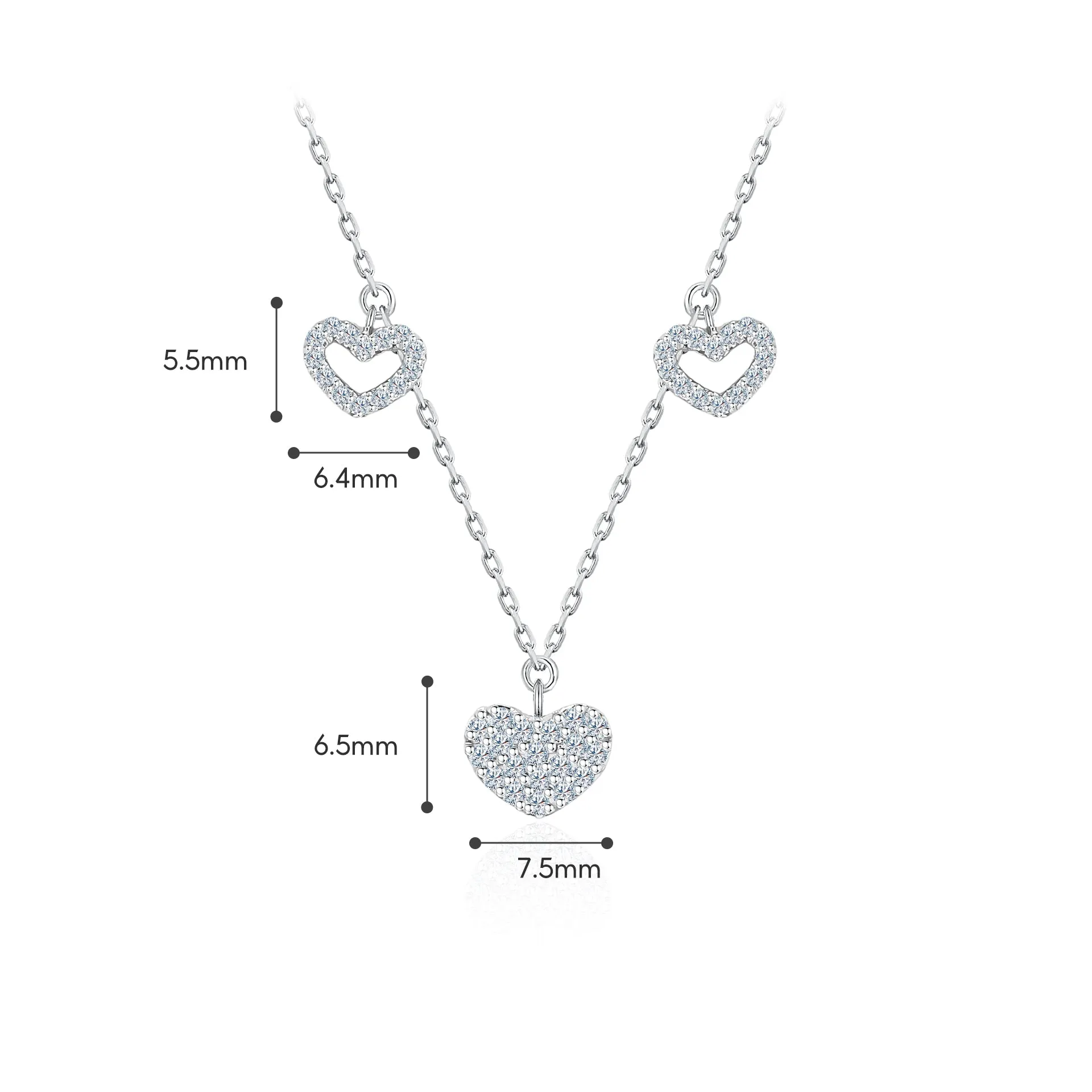 TAKA Jewellery Dainty Diamond Necklace 9K Gold
