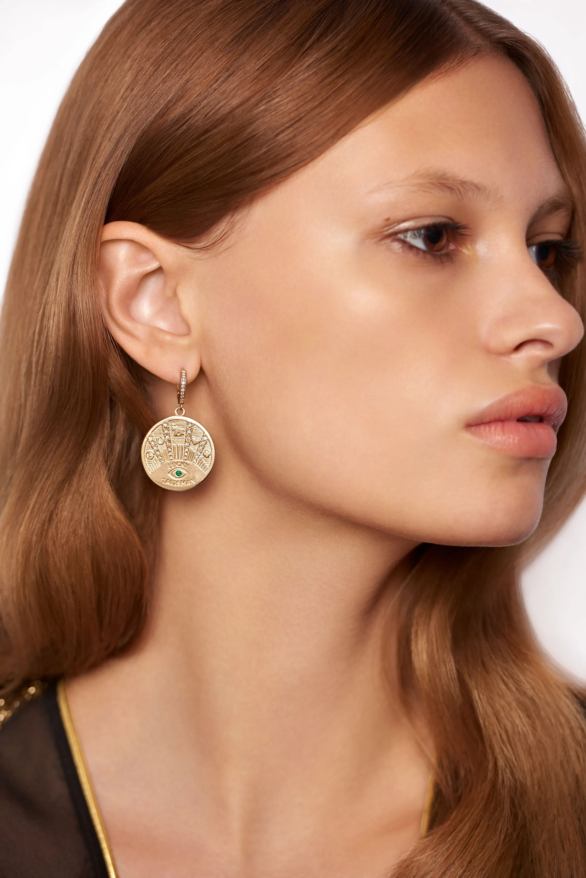 Talisman Coin Earrings