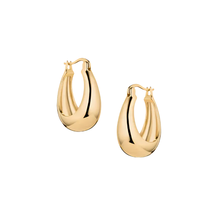 Thatch - Lumi Petite 14K Gold Plated Hoop Earrings
