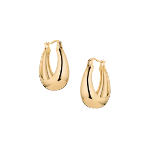 Thatch - Lumi Petite 14K Gold Plated Hoop Earrings