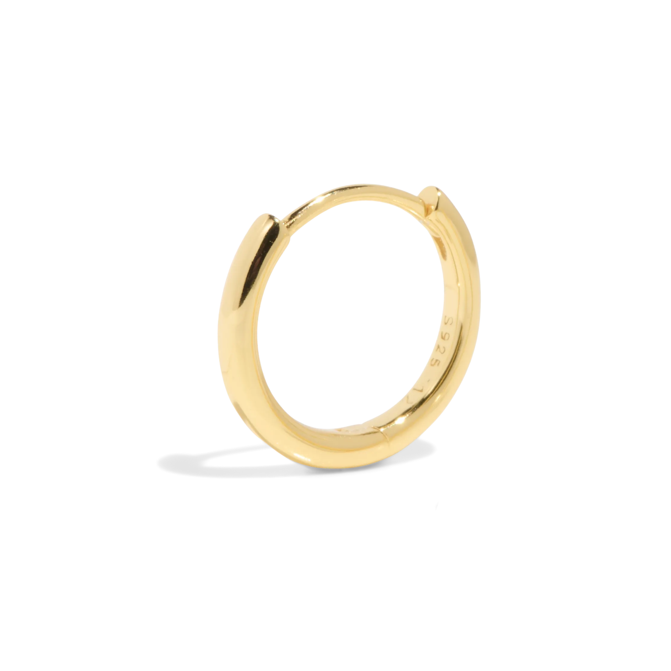 THE BASE HOOP LARGE - 18k gold vermeil