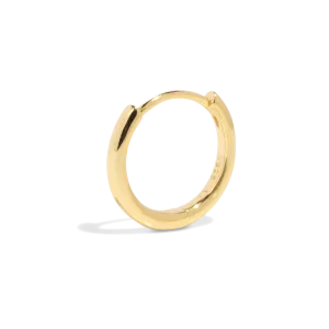 THE BASE HOOP LARGE - 18k gold vermeil