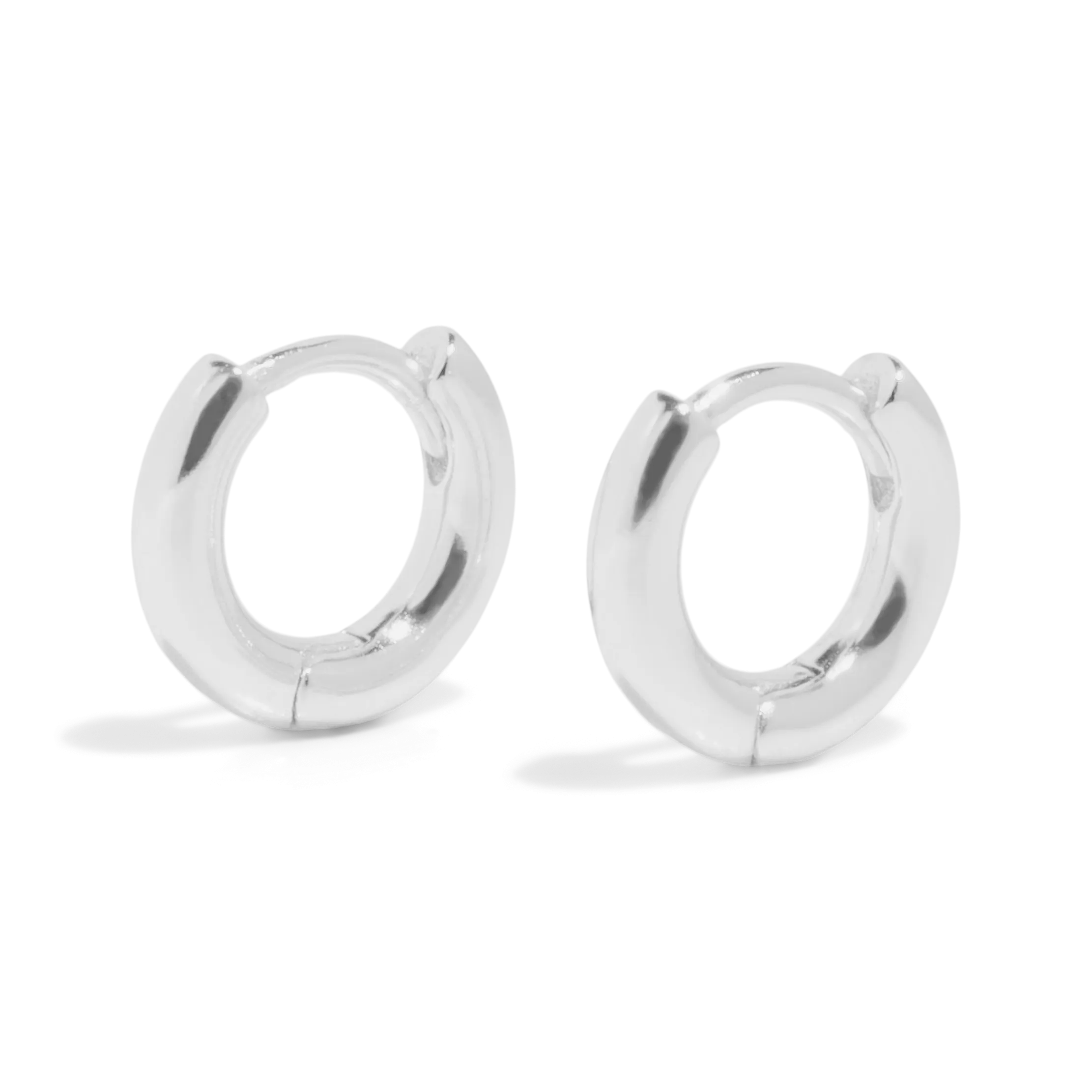 THE BASE HOOP SMALL - solid gold