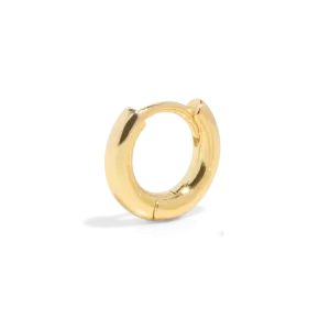 THE BASE HOOP SMALL - solid gold