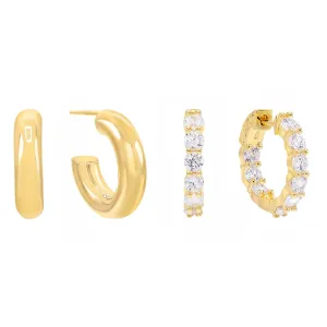 The Essential Hoop Earring Combo Set