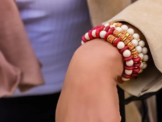 The Mai Stretch Riverstone Bracelet Set