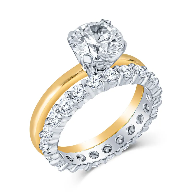 Thin Solitaire Engagement Rings
