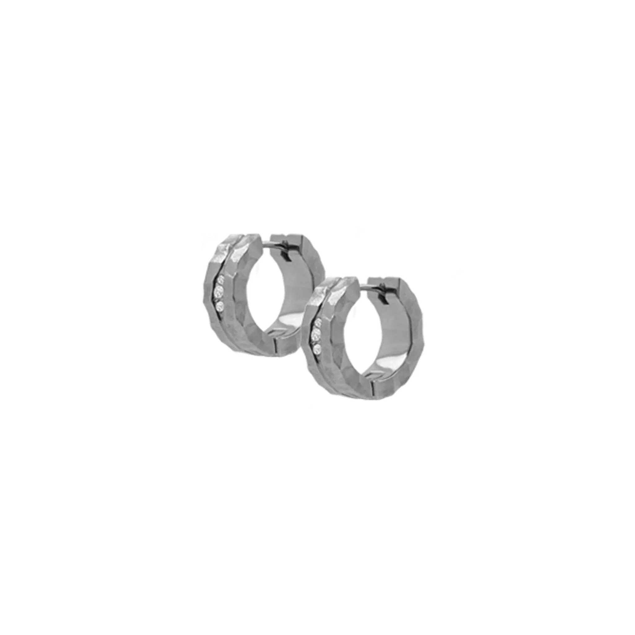 THINGVELLIR - Sculptured Earrings w/diamonds